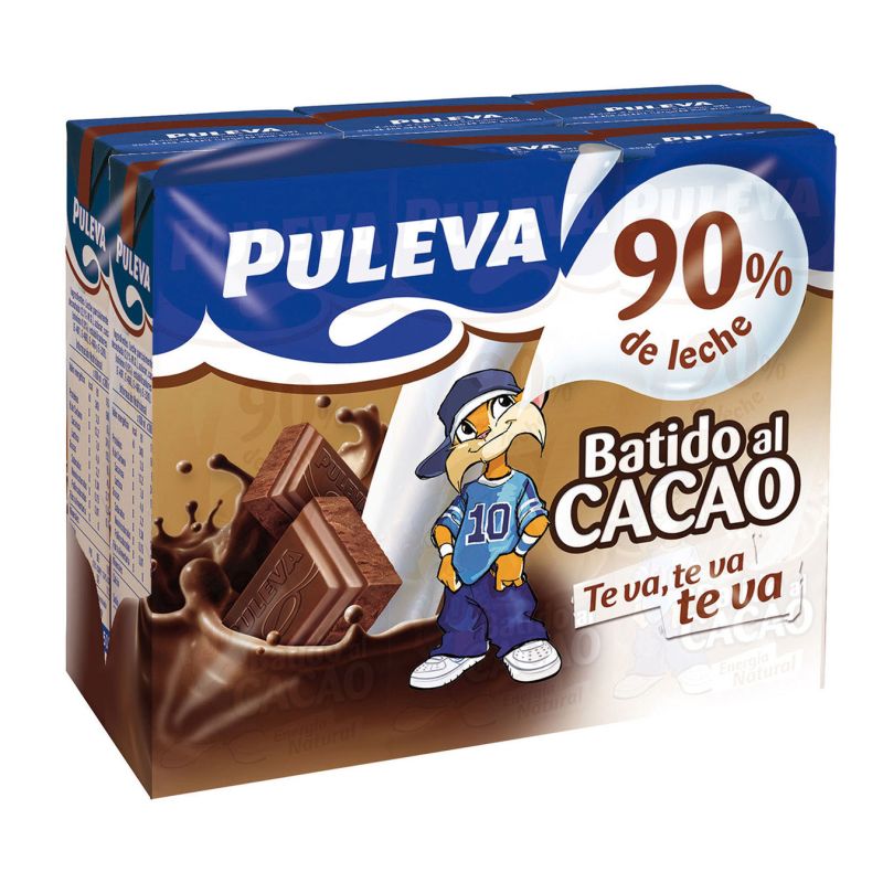 Batido de chocolate Puleva pack 6 ud. 200 ml.