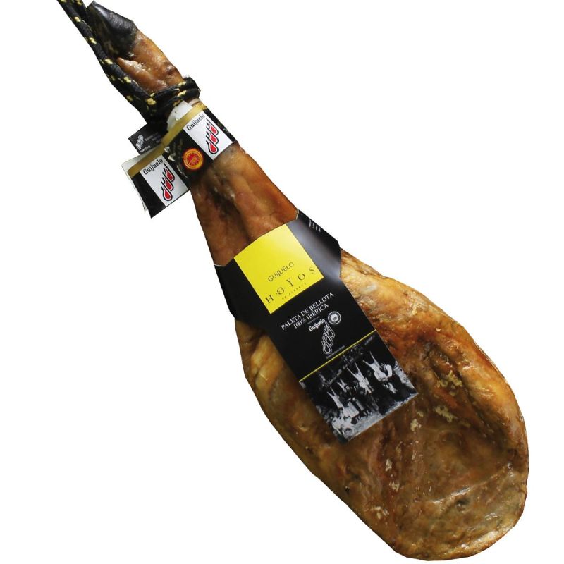 100% Iberian acorn-fed ham shoulder D.O. Guijuelo Hnos. Hoyos 5,5 a 6,2 kg.