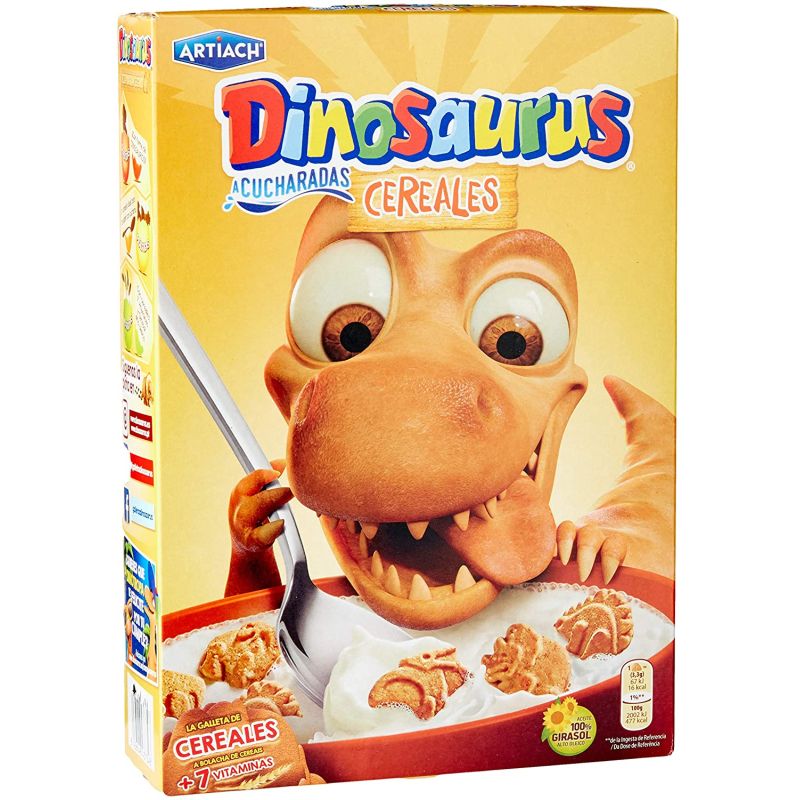 Dinosaurus a cucharadas Cereales Artiach 320 Gr.