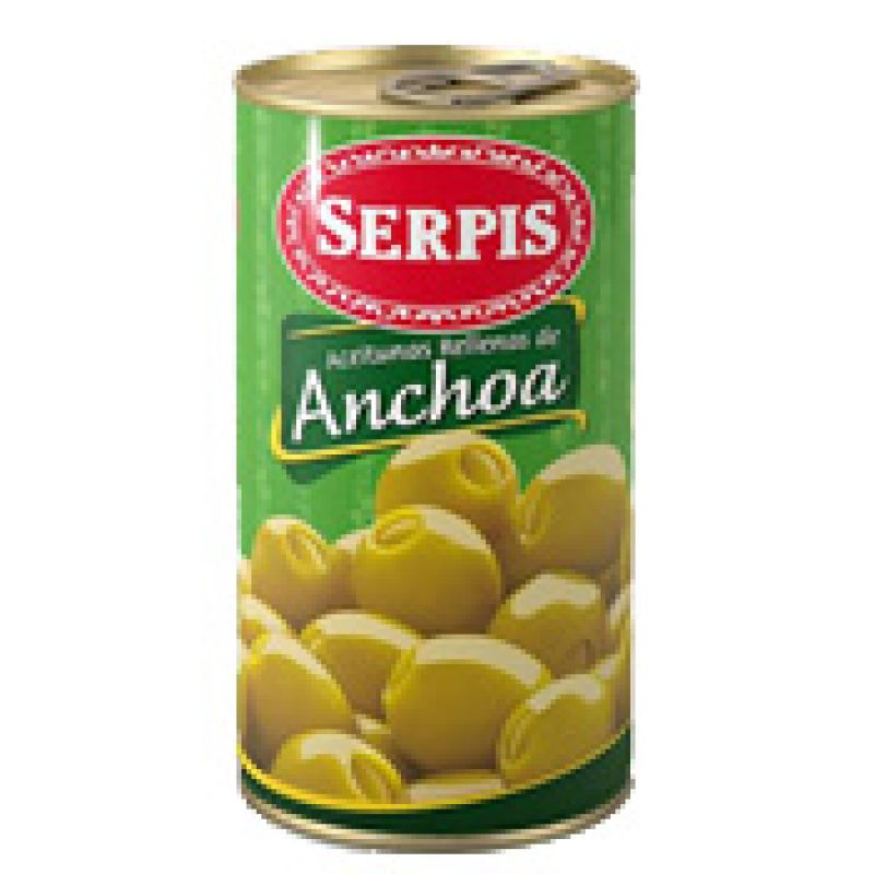 Anchoix farcis aux olives Serpis 130 gr.