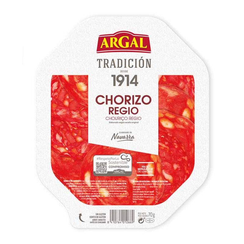 Saucisse Regio Argal 75 gr.