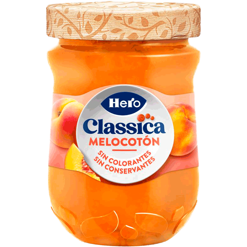 Pfirsich-Marmelade Classica Hero 345 gr.