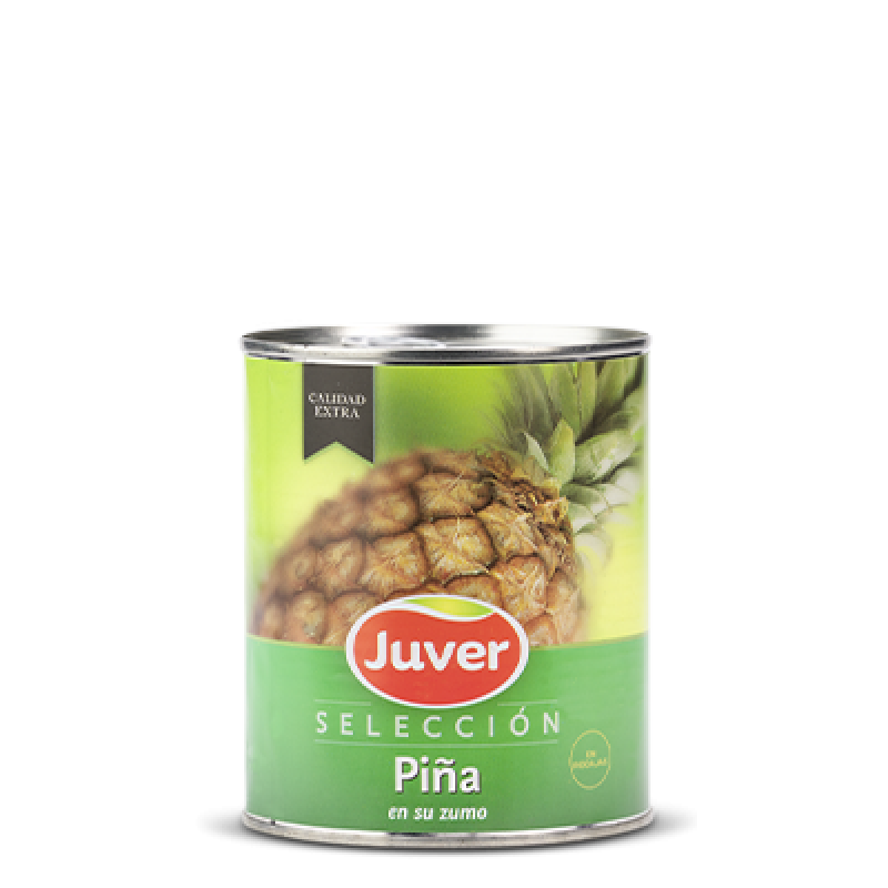 Rodajas de piña en su jugo Juver 840 gr.