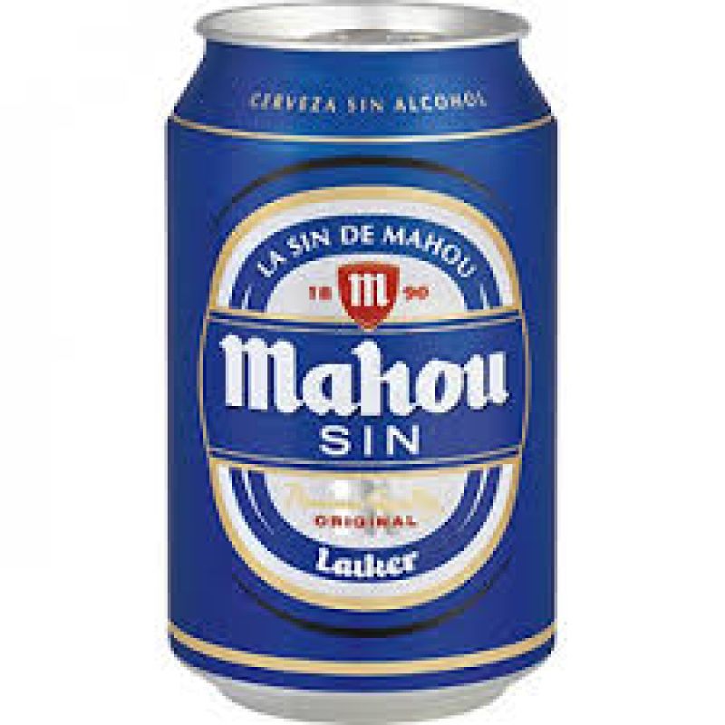 Alkoholfreie Bier Mahou 33 cl.