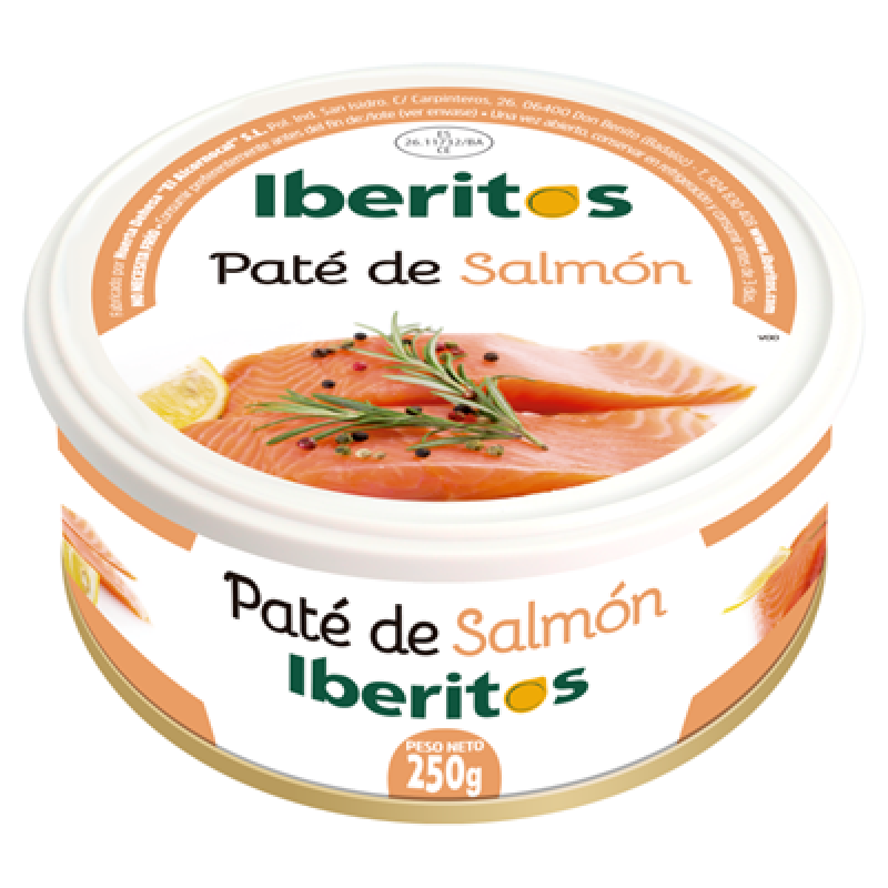 Paté de salmón Iberitos 250 gr