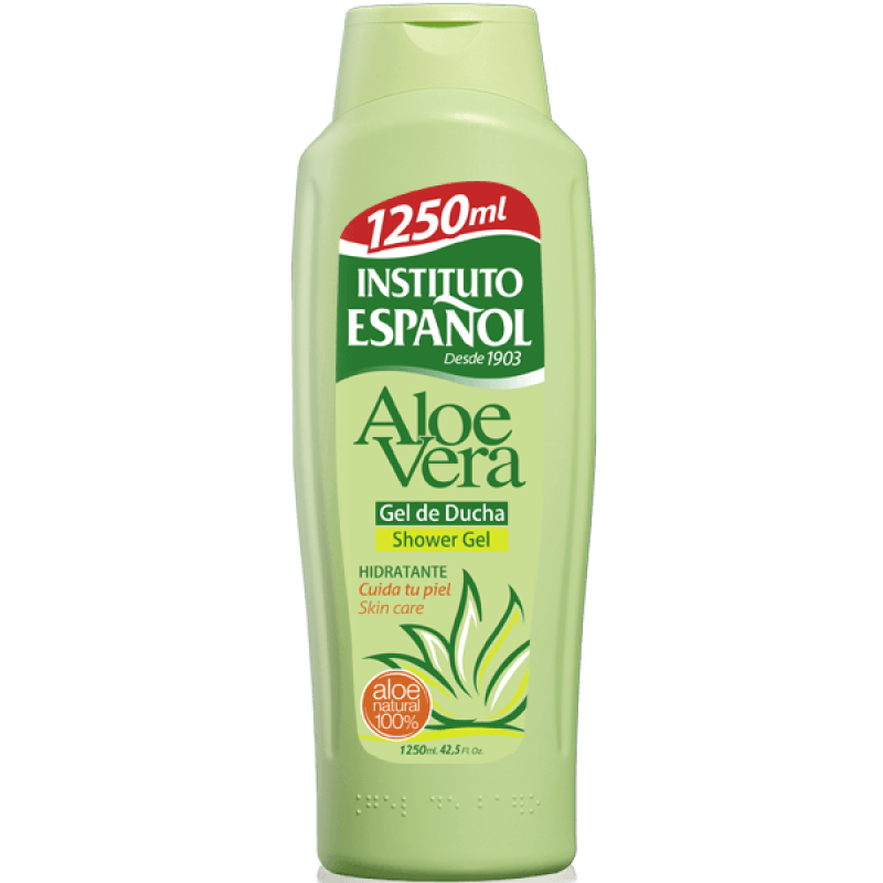 Un gel Douche Instituto Español l´Aloès Verra 1250 ml.
