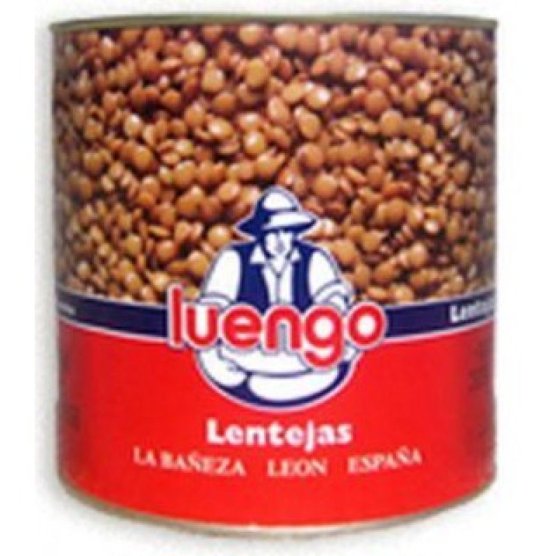 Lentejas cocidas Luengo 2,6 kg.