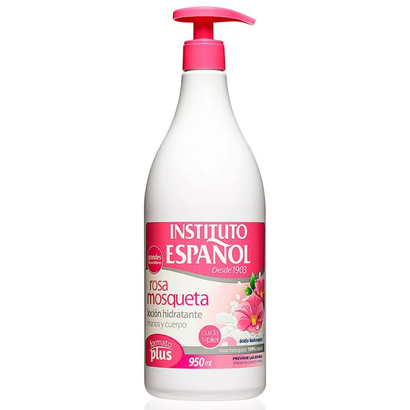 Leche hidratante Instituto Español rosa mosqueta 950 ml.