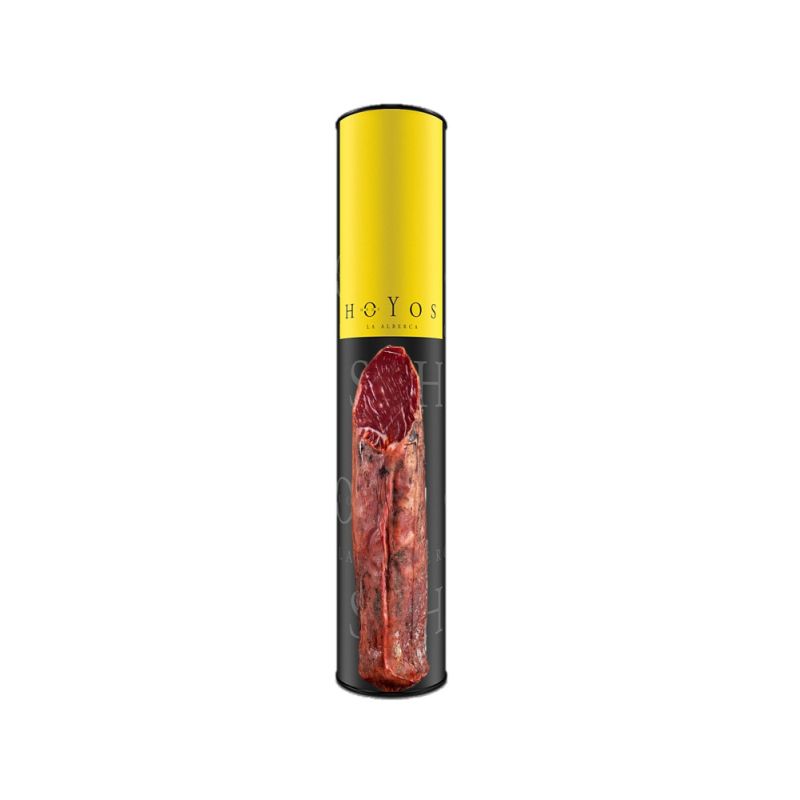 Lomo ibérico de cebo de campo con tubo premium Hnos. Hoyos 600 gr.