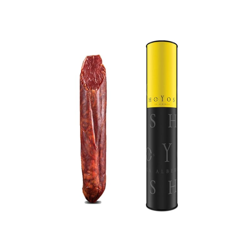 Lomo ibérico de cebo de campo con tubo premium Hnos. Hoyos 600 gr.