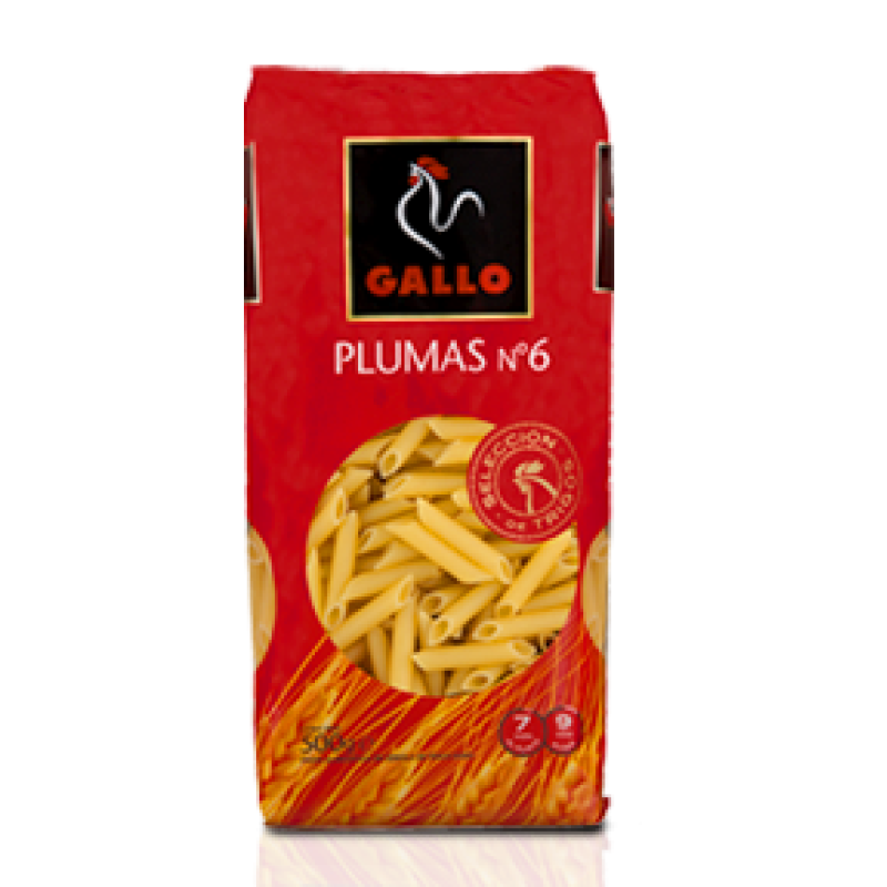 Plumas Gallo Nº 6 450 gr.