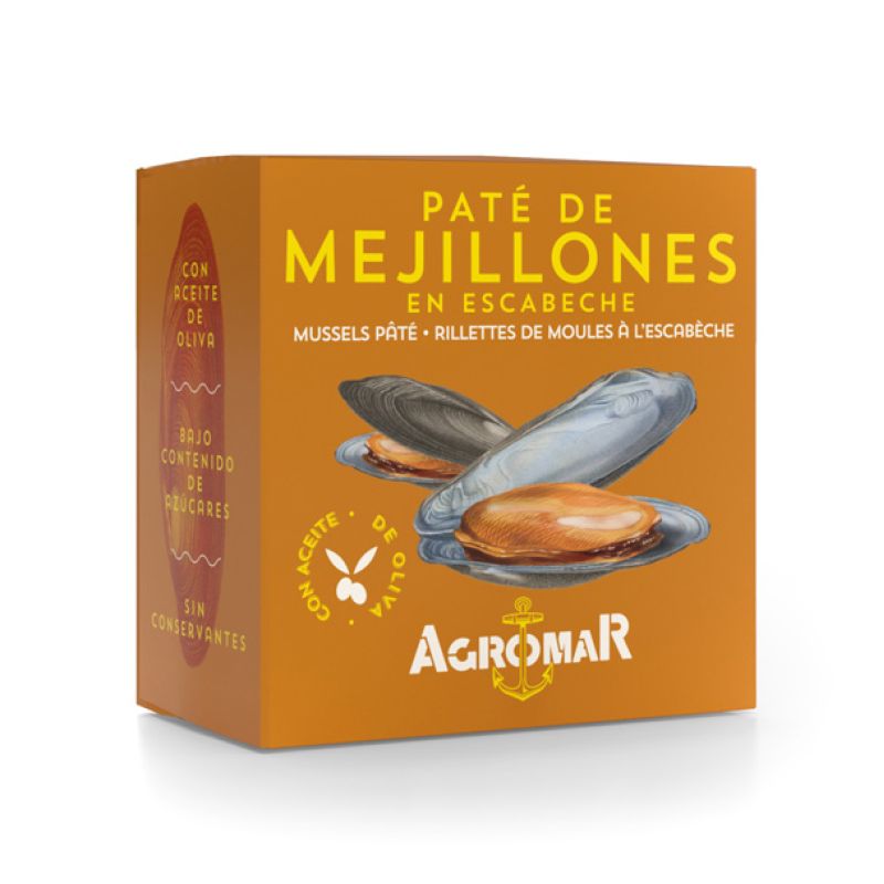 Pâté de moules marinées Agromar 100 gr.