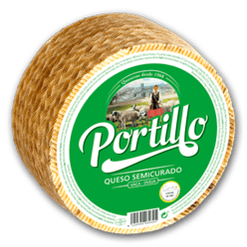 Cheese Mezcla Oveja/vaca Semicurado Portillo 1/2 Pieza 1,6 Kg.