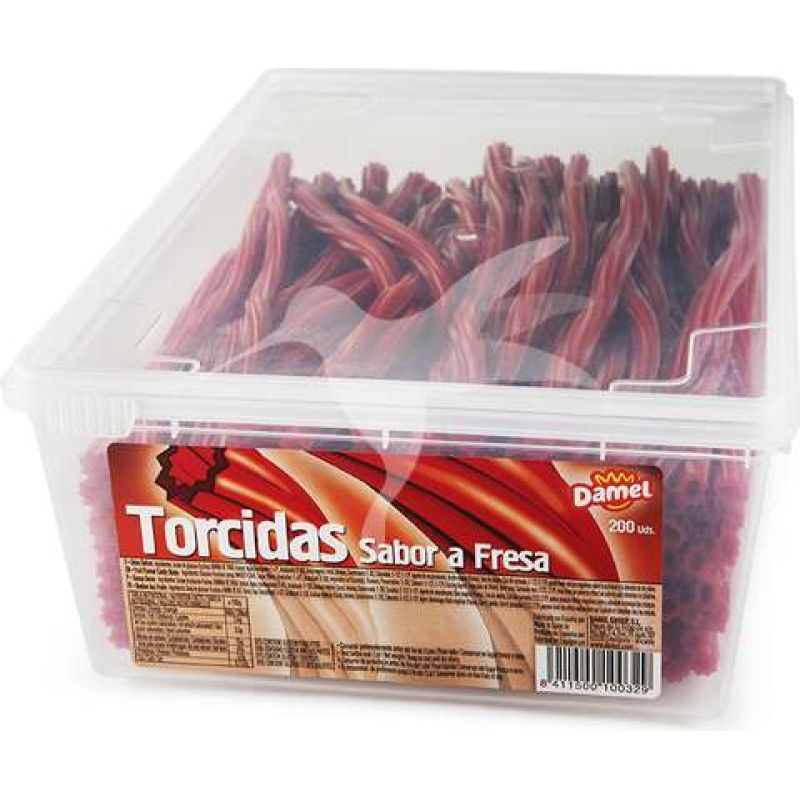Damel rote Lakritze Verdrehte 1,8 kg