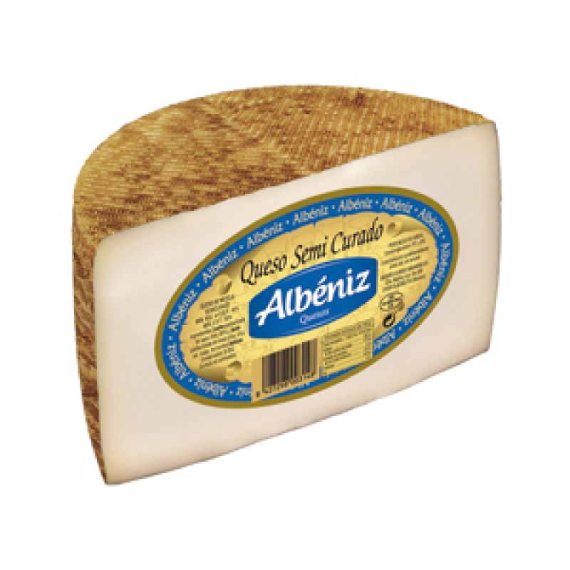 Semi-cured cheese Albéniz 1/2 pieza 1,5 kg.