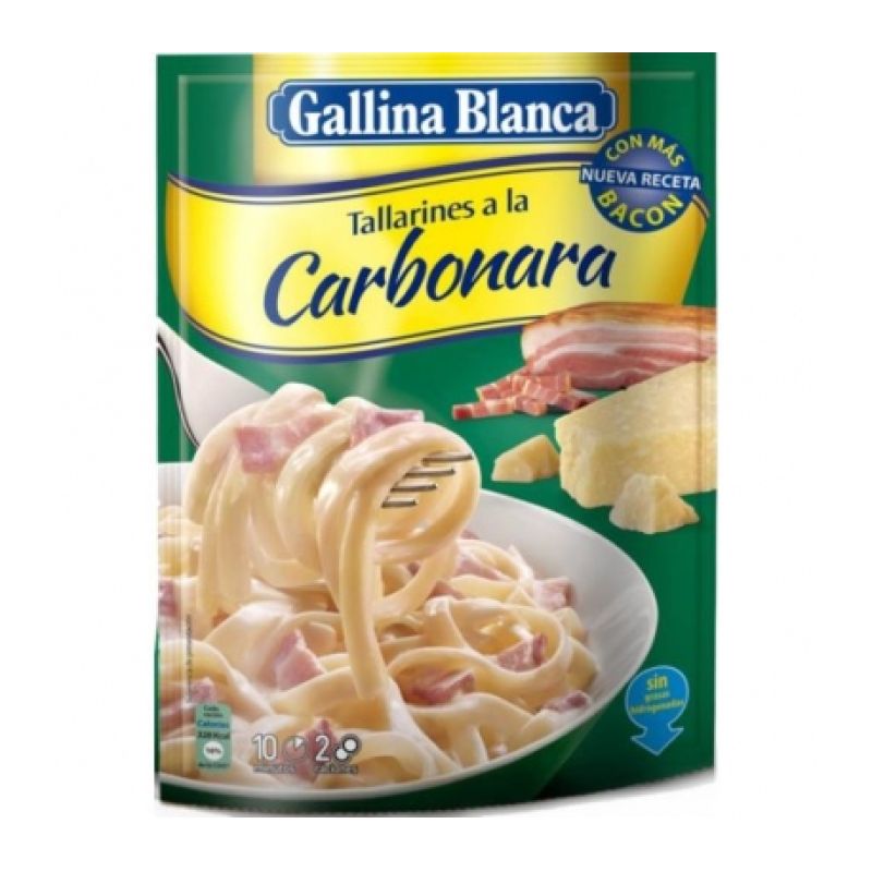 Tallarines a la Carbonara Gallina Blanca 145 gr.