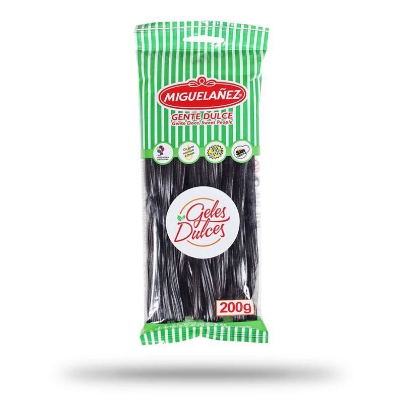 Schwarzes Lakritz, gehackt Miguelañez 200 gr