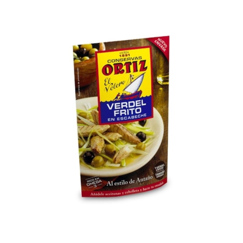 Verdel frito en escabeche Ortiz 215 Gr.